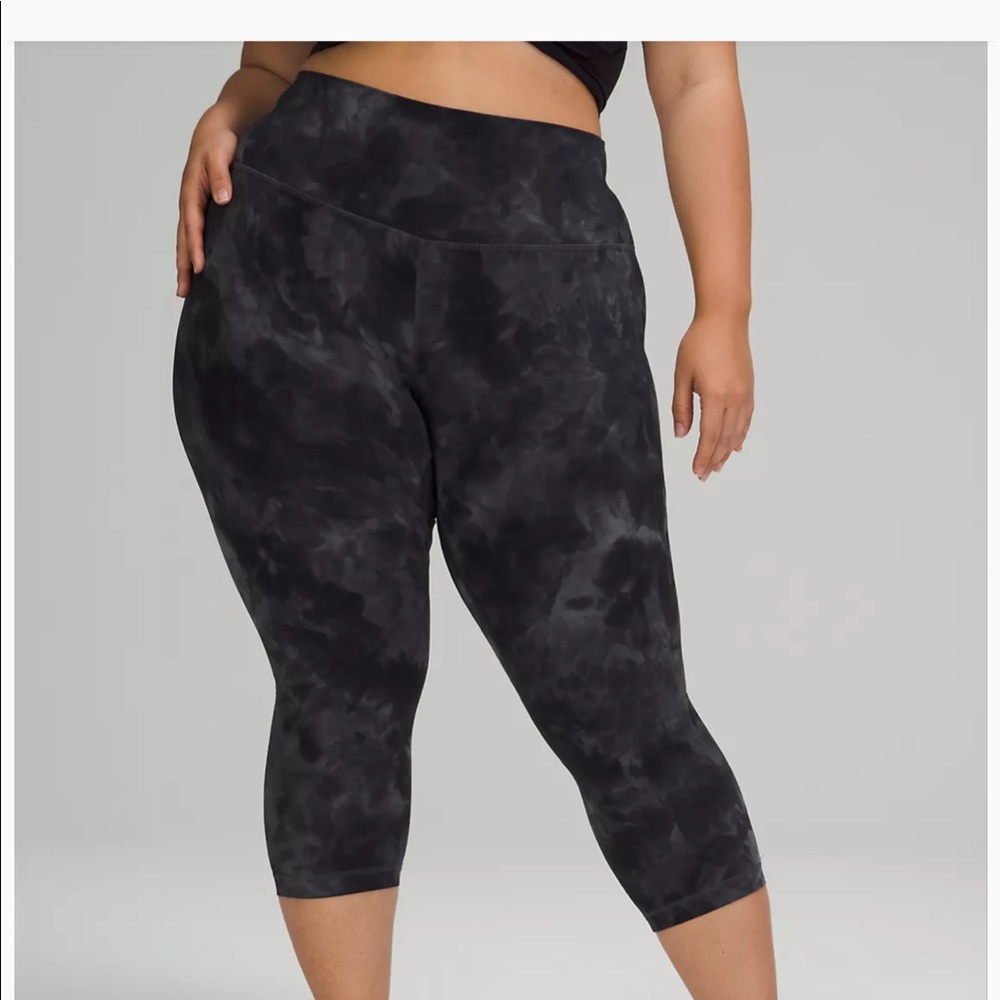 LULULEMON ALIGN HR CROP 21” DIAMOND DYE